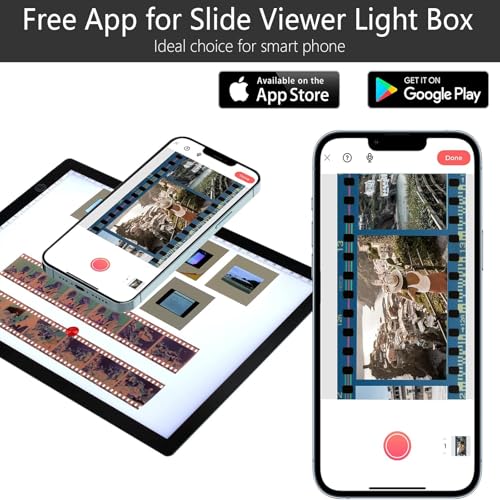 slide viewer light pad for slides and film negative scanning ultra-thin a4 size magnetic backlight with 3 brightness levels usb powered
