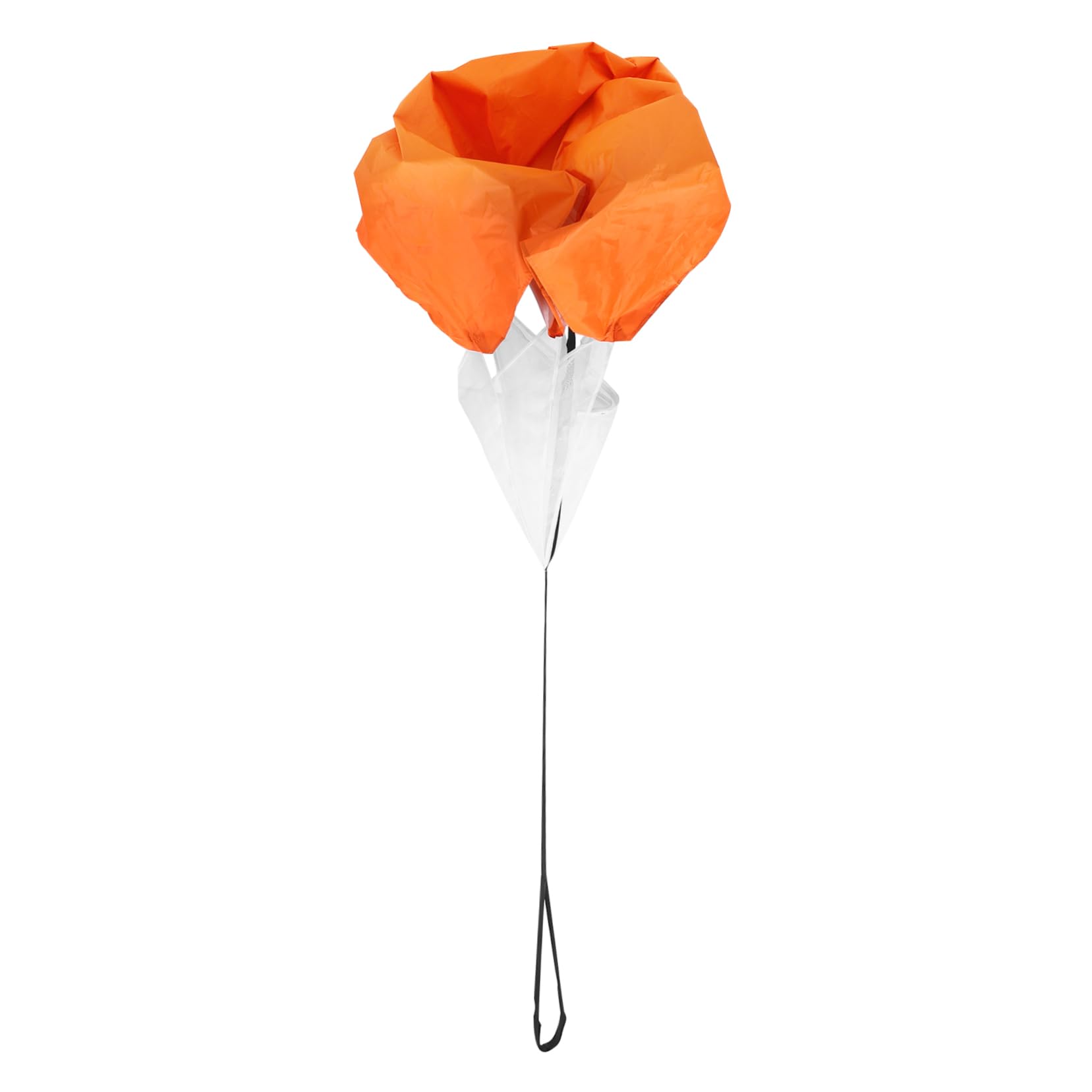 Toddmomy Paraguas De Entrenamiento De Velocidad Paracaídas para Entrenamiento De Velocidad Equipo De Funcionamiento Entrenador De Resistencia Orange Tela Oxford 210d