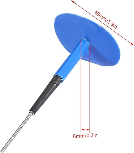 Miniatura 10 de Parche para tapón de neumáticos, 24 piezas de goma de mascar universal sin cámara para reparación de pinchazos de neumáticos, color azul (1.417 x