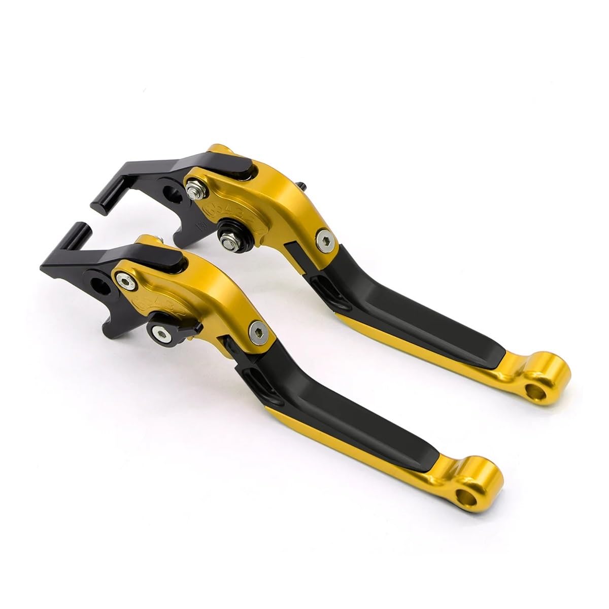 Zdgxfhsrh Gd.bk.gd.bk Motorcycle Brake Clutch Levers For Ya&Maha Nmax 160/155/125 2015-Present Clutch Lever Brake Set Adjustable Folding Handle Levers Motorcycle Accessories(Gd.bk.gd.bk)