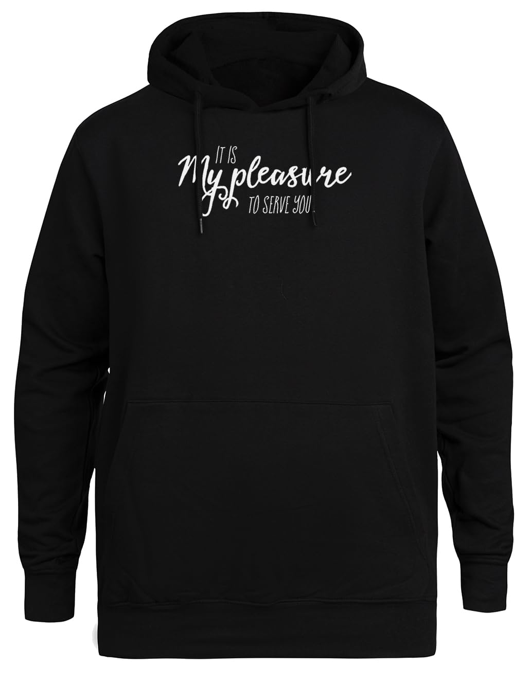 Czerwony Moja Przyjemność Unisex Czarna Bluza Ekologiczna z Kapturem Unisex Black Hoodie Eco-Friendly Hooded Jacket