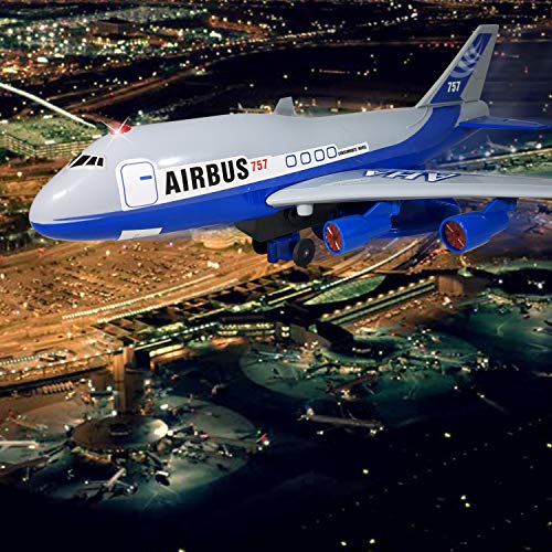 ANJ Kids Toys - Battery Operated Airplane Toy for Boys and Girls – Bump N Go, Ascending and Descending Modes with Realistic Sounds - Airbus Model Airplane – The Best Preschool Toy for Kids! (Age 3+)