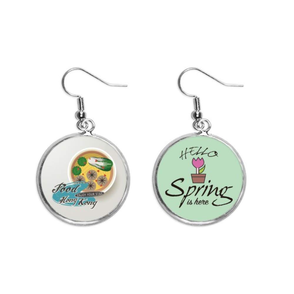Pendientes de Hong Kong dim sum para evitar looks aburridos 5