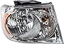 Evan-Fischer Headlight Assembly Compatible with 2007-2009 Dodge Durango Halogen Chrome Interior Passenger Side
