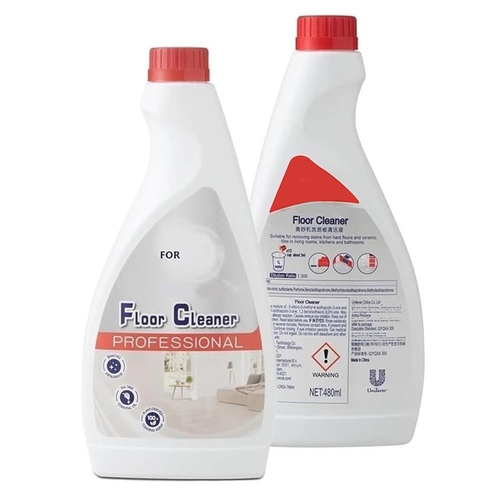 Solution de nettoyage des sols 480ML. Compatible avec Roborock S7 MaxV Ultra/S7 MAXV /S7 MAXV Plus/S7 PRO Ultra/Dyad/S8 Pro Ultra. Pièces détachées de l'aspirateur Convient à tous les aspirateurs ro