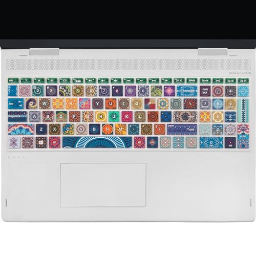 Protector de teclado para HP Envy x360 15m-bp/bq 2019 Bohemian miniatura 1