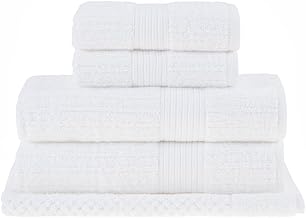 Jogo de Toalhas Buddemeyer Fio Penteado Canelado Gigante Branco 5 peças