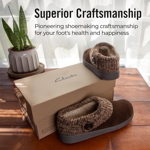 Image of Clarks Women's Knit Scuff Slipper