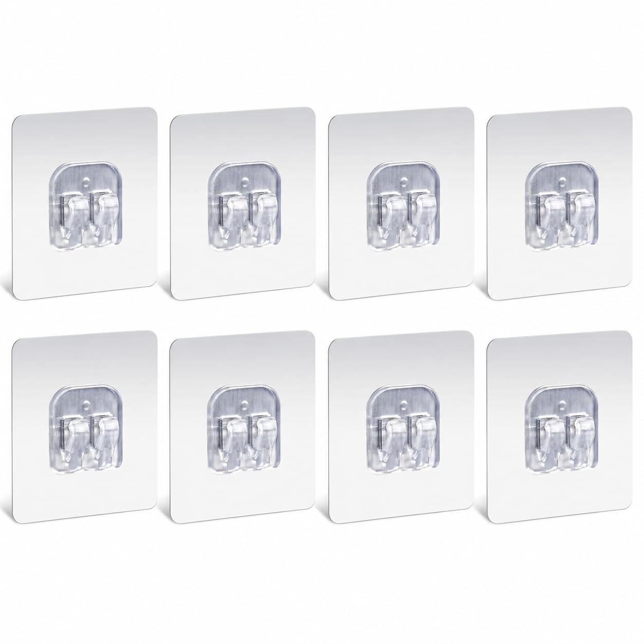 15 Pack Adhesive Wall Hooks - No Drill, Heavy Duty -13