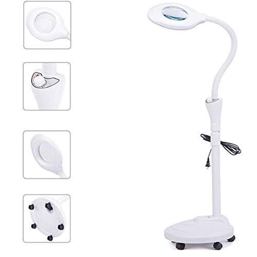 SaryEdge Magnifying Glasses Magnifier Glass Desktop Hands Free Illumination Glass with LED 8X 16X HD Lens Toys Games,