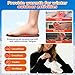 Heated Insoles, Rechargeable Foot Warmer with Battery, Plantar Fasciitis Insoles, Heavy Duty High Arch Support Orthotic Insoles for Plantar Fasciitis Pain Relief, Control Temperature, for Men Women, L