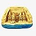 3D Templo de Abu Simbel Egipto recuerdo nevera imán, hogar y cocina decoración polyresin artesanía, Templo de Abu Simbel Egipto nevera imán pegatina
