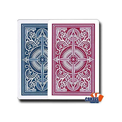 Amazon.com: US Playing Cards KEM Arrow Wide Red/Blue : Toys & Games