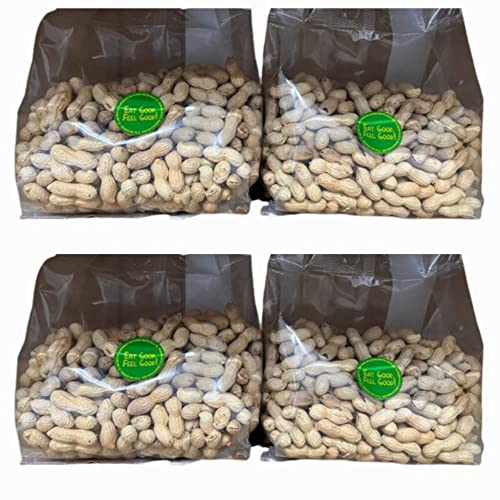Cacahuètes extra en coque grillées. Paquet 4 x 1000g. Excellente qualité Cover