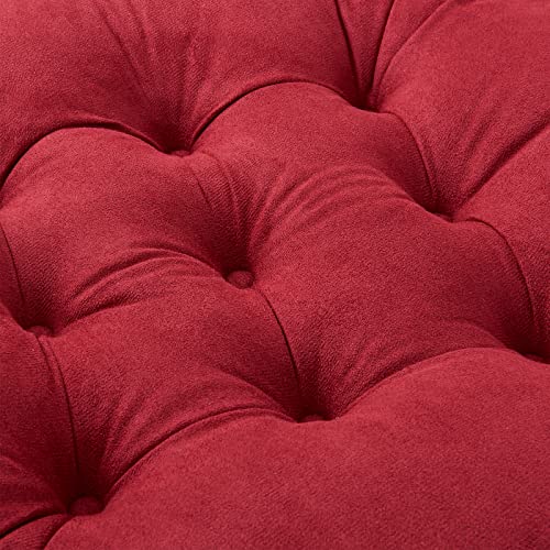 Getmo Resin Large Floor Pillows,Round Meditation Pillow,Microsuede Sitting Pillows Floor Cushion For Yoga Living Room Balcony Office Outdoor,Seat Cushion Tatami For Chair Sofa,22X22 Inch,Wine Red #TOP4