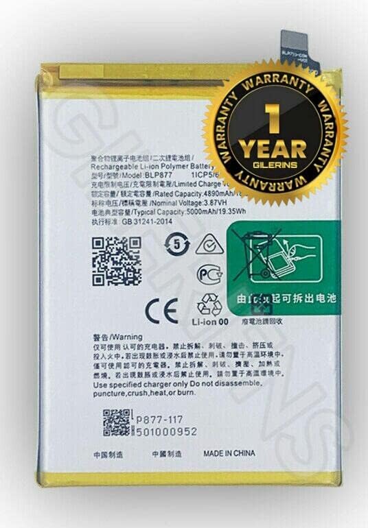 Image of Original BLP835 Battery for Oppo /Reno 5F /5 Lite /A94 4G /F19 Pro Battery with 1 Year Warranty***(P00163)