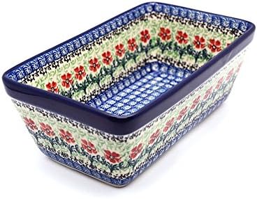 Polish Pottery Baker - Loaf Dish - Maraschino