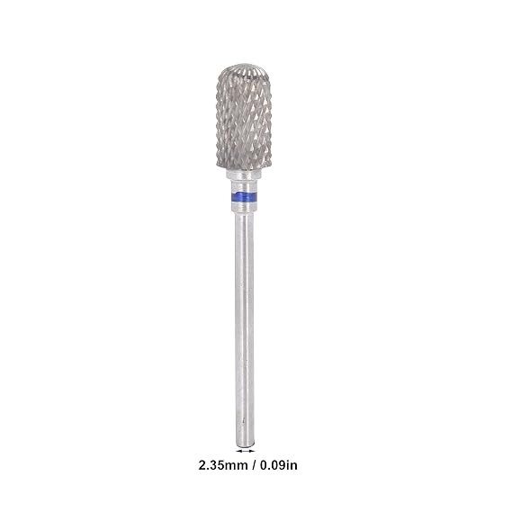 Nail Drill Bits, Nail Polisher Drill Bits, Practical High Hardness High Efficiency Tungsten Steel Nail Drill Bit with High Performance for Nail Art Shop Nail Accessories for Manicurist(33)