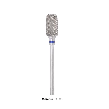 Nail Drill Bits, Nail Polisher Drill Bits, Practical High Hardness High Efficiency Tungsten Steel Nail Drill Bit with High Performance for Nail Art Shop Nail Accessories for Manicurist(33)