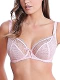 Freya Women's Fancies Underwire Plunge Bra, Petal Pink, 36DD