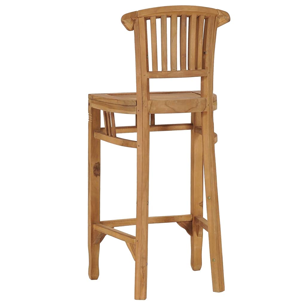 vidaXL Set Mesa y Sillas de Bar de Jardín 3 Piezas Conjunto Casa Exterior Comedor Aire Libre Asientos Sillones
