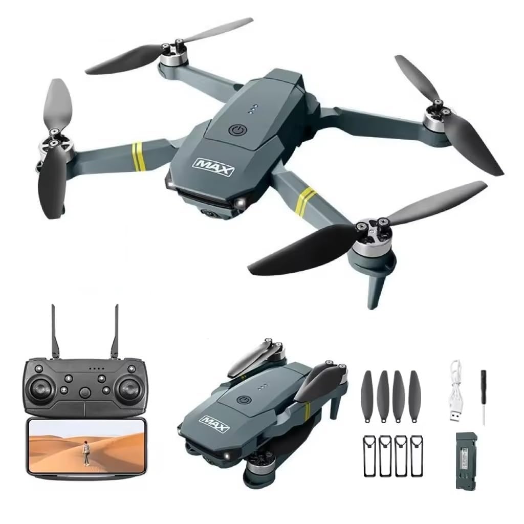 Amitasha 998 MAX Brushless Motor Drone 2.4GHz Foldable Camera Drone Wi-Fi FPV Drone with 120°Wide Angle 1080P HD 4K Camera Follow me (B0DG5GH7N3) Amazon Price History, Amazon Price Tracker