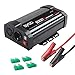 BYGD Convertidor 1000W DC 12V a AC 220V 230V inversor de Coche Transformador Toma de Corriente Cargador de mechero con 1 Toma de Corriente española y 2 Puertos USB