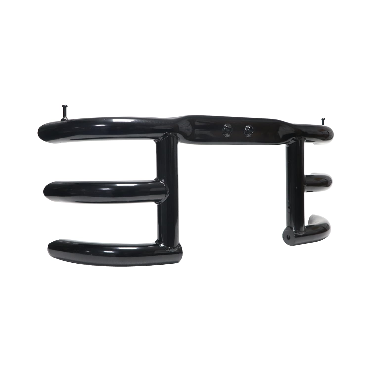 tvs raider bike crash guard|absorbing high impact collision|heavy quality aluminium crash guard|black powder coated helps in rust prevention, bull bar|bike riding accessories|hunter- black