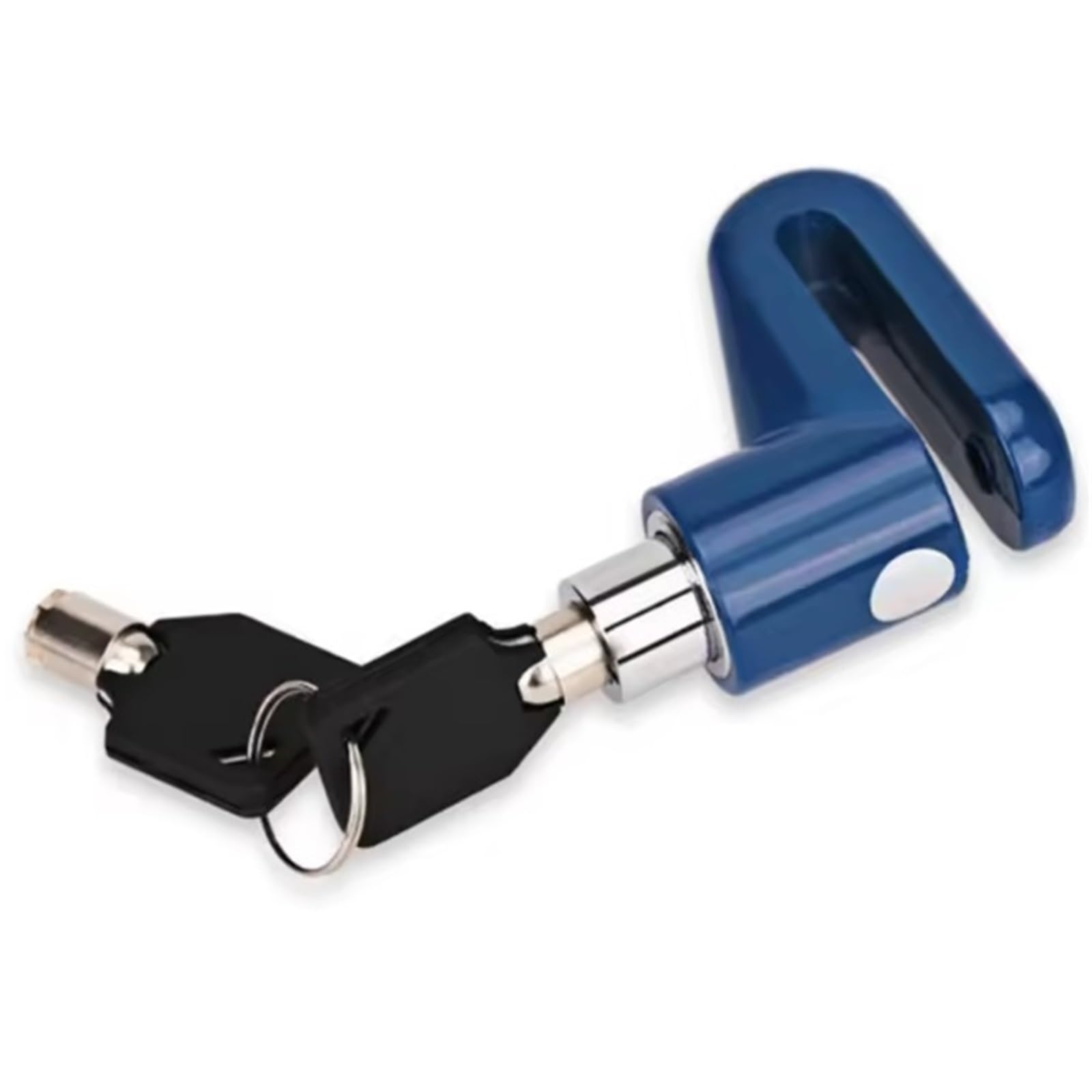 Chain Lock Steel Wire Anti-Theft Disc Brake Lock for Scooters - Motorcycle Safety Motorcycle Handlebar Lock(Blue)