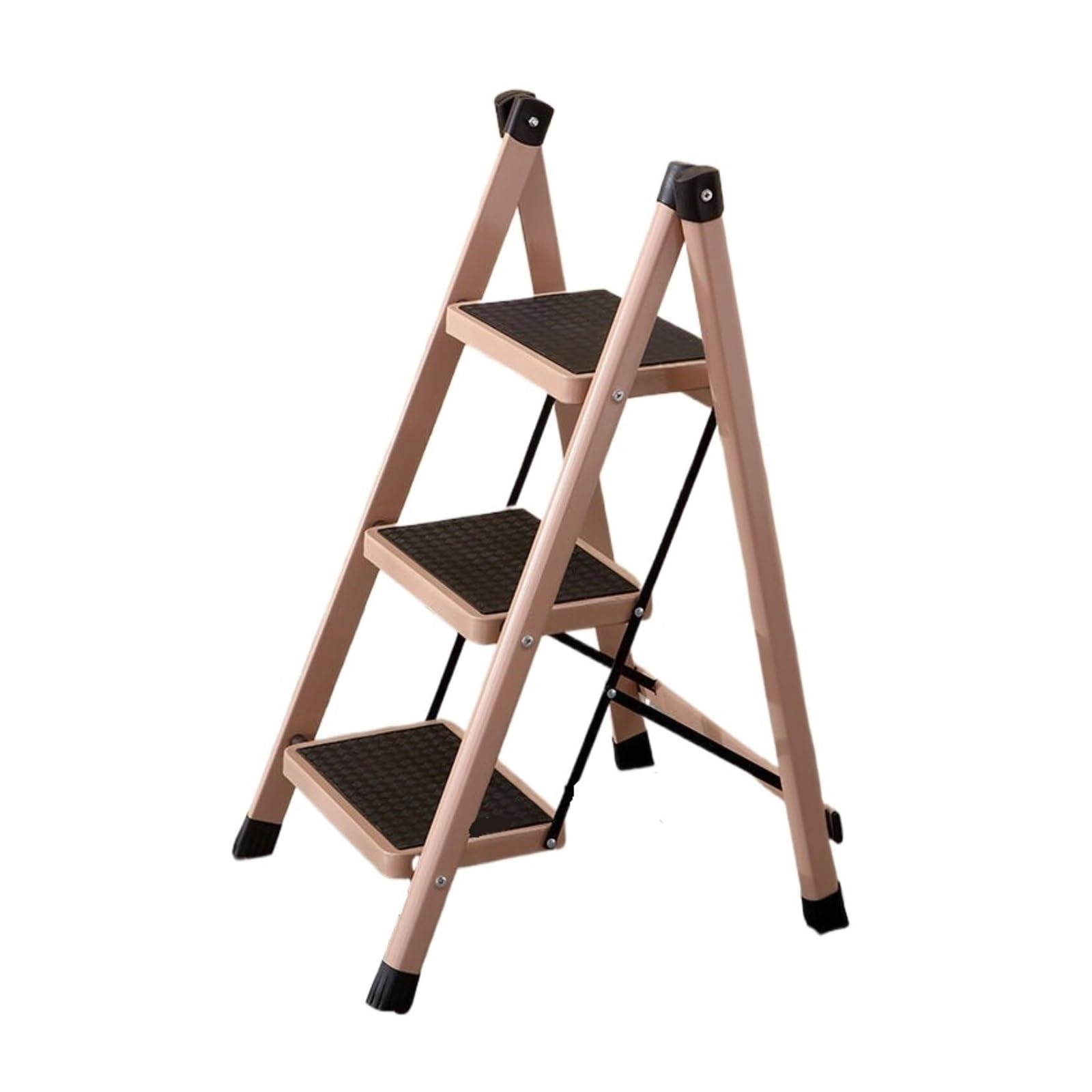 Escalera Plegable portátil de 3 escalones, Ligera, Ultrafina