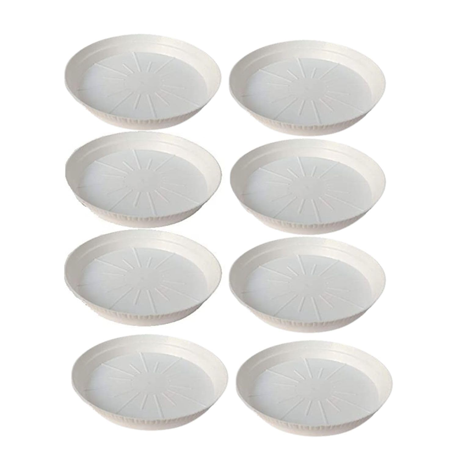 Go Hooked White Planter Dripping Tray for Tidy Indoor Gardens Bottom Plate Dripping Tray for Elegant Flawless Plant Displays to Maintain Clean Surfaces 10 Inch Pack of 8 (B0CZ9BBMPN) Amazon Price History, Amazon Price Tracker
