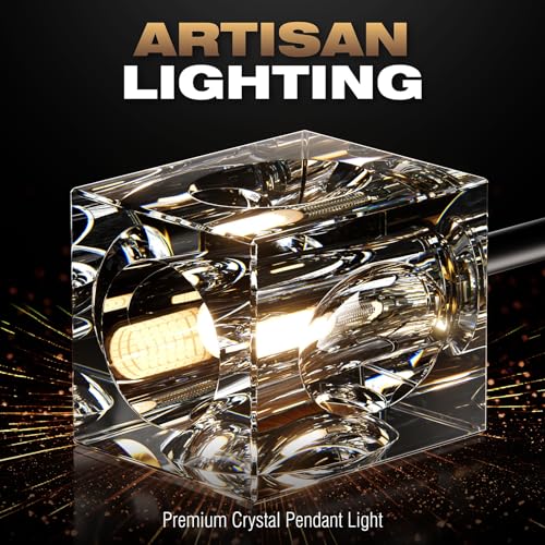 Gold Modern Sputnik Chandelier Ceiling Light Fixtures,4-Lights Industrial Crystal Semi Flush Mount Ceiling Light for Bedroom Dining Room Hallway Kitchen Bedroom Entryway by OKES - Image 3