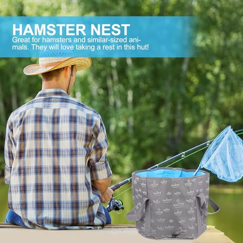 Cubo plegable para lavado de pies 25l portátil gris miniatura 6