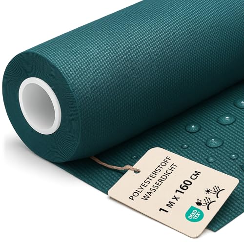 Tissu imperméable au metre 1 M x 160cm - Tissus résistant à l'eau pour extérieur idéal pour meubles coussins housses d'extérieur accessoires de jardin et...