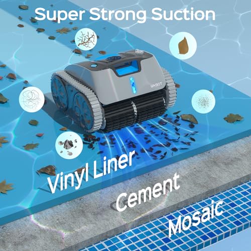 WYBOT Robot Limpiafondos Piscina y Paredes/Fondo, 15000 mAh Robot Piscinas Inalambrico, Robot Aspirador Piscina Que Dura 180 Minutos con Planificación de Rutas Programable, con App(Osprey 700 MAX)
