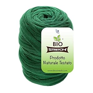 Biostretch Filo Elasticizzato da Giardinaggio | Nastro Anti-torsione per Orto, Piante, Fiori e Alberi | Struttura di Sostegno Flessibile per Giardinieri – Legacci da Fioraio | 1x Rotolo da 20m (Verde)
