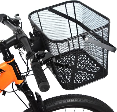 PINNAMAX Fahrradkorb Vorne - Abnehmbar Mit Griff Für Einkäufe & Pendeln