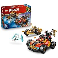 LEGO – LEGO NINJAGO Kais und Coles Kombi-Flitzer - Ninja Spielzeug 