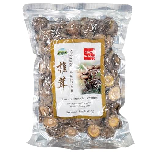 Orsky Dried Shiitake Mushrooms, Dried Mushrooms for Cooking, Quick Rehydration,
