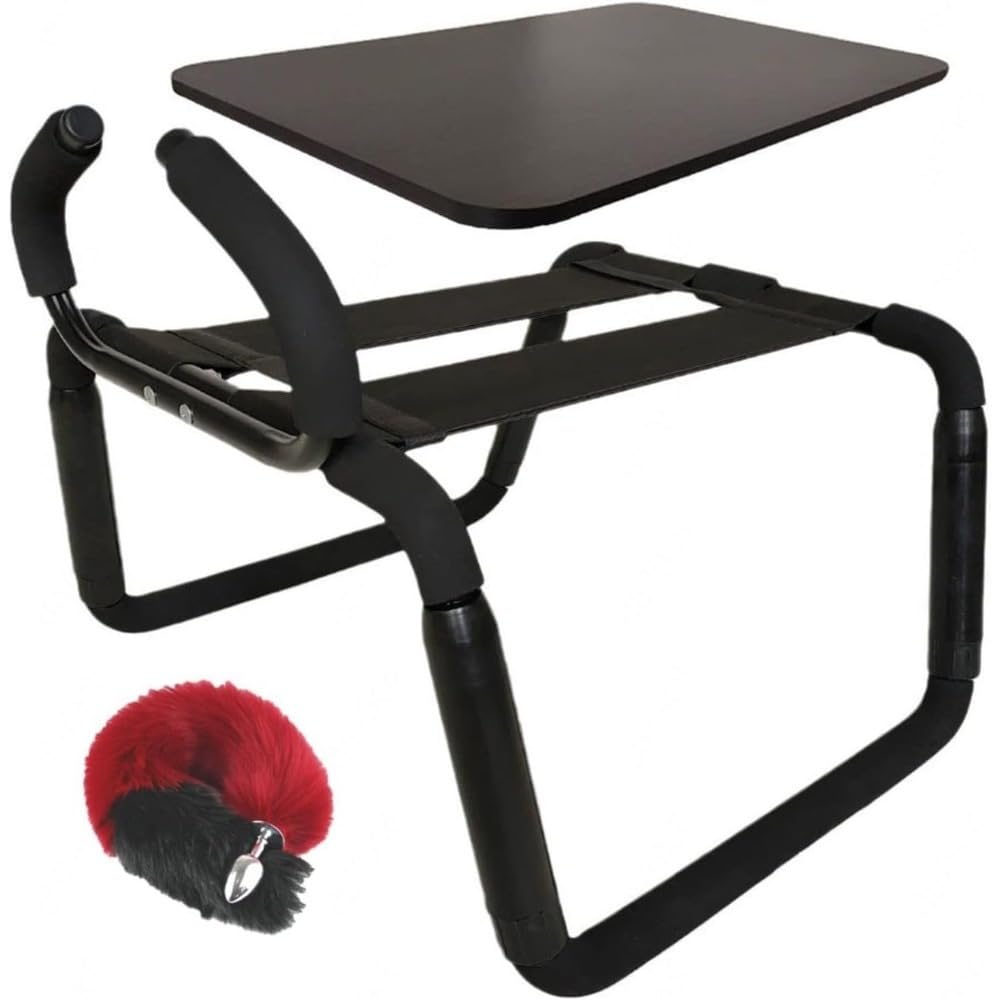 Silla Ergonómica Plegable para Parejas, Taburete de Relajación Ajustable en Altura, Soporte 100kg, Asiento Cómodo Multi-Posición fds/B/A