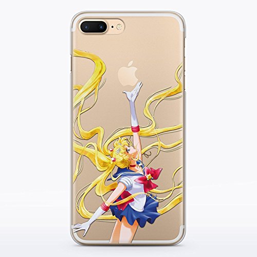 Sailor Moon Clear Case for iPhone Cell Plastic Case for Apple iPhone 6/6S iPhone 6S Case Art Design iPhone 6 Cover Sailor Moon Pattern Anime Manga Cell Cover MA1387