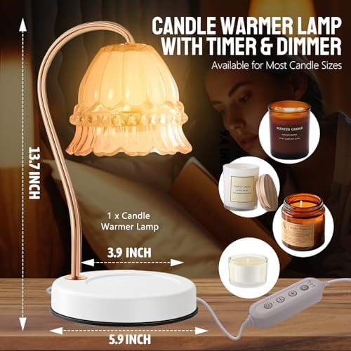 Fragrance Candle Warmer Lamp,Electric Candle Warmer