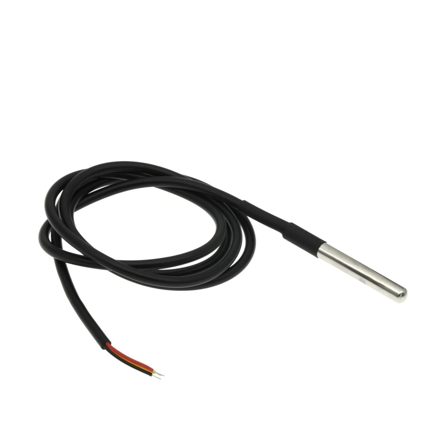 1PCS DS18B20 Waterproof Thread Temperature Probe Temperature Sensor Stainless Steel Package 1/2/3/5/10Meter for Arduino(1 Meter 1pcs)