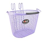 Dimensioni: 25×16×16×16 cm Point VR Colour 05107800 - Cestino da Bicicletta da Bambini, 25 x 16 x 16 cm, Colore: Viola