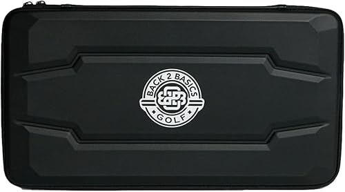 BACK 2 BASICS Golf Putting Mirror Pro Path - Funda protectora acolchada para espejo de alineación, ayuda ligera para exteriores e interiores,