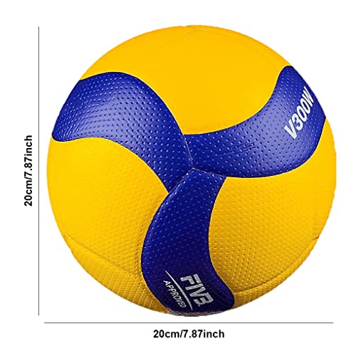 Widealiff Bola de PU de vôlei tamanho 5 esportes areia praia parquinho acessórios de treinamento