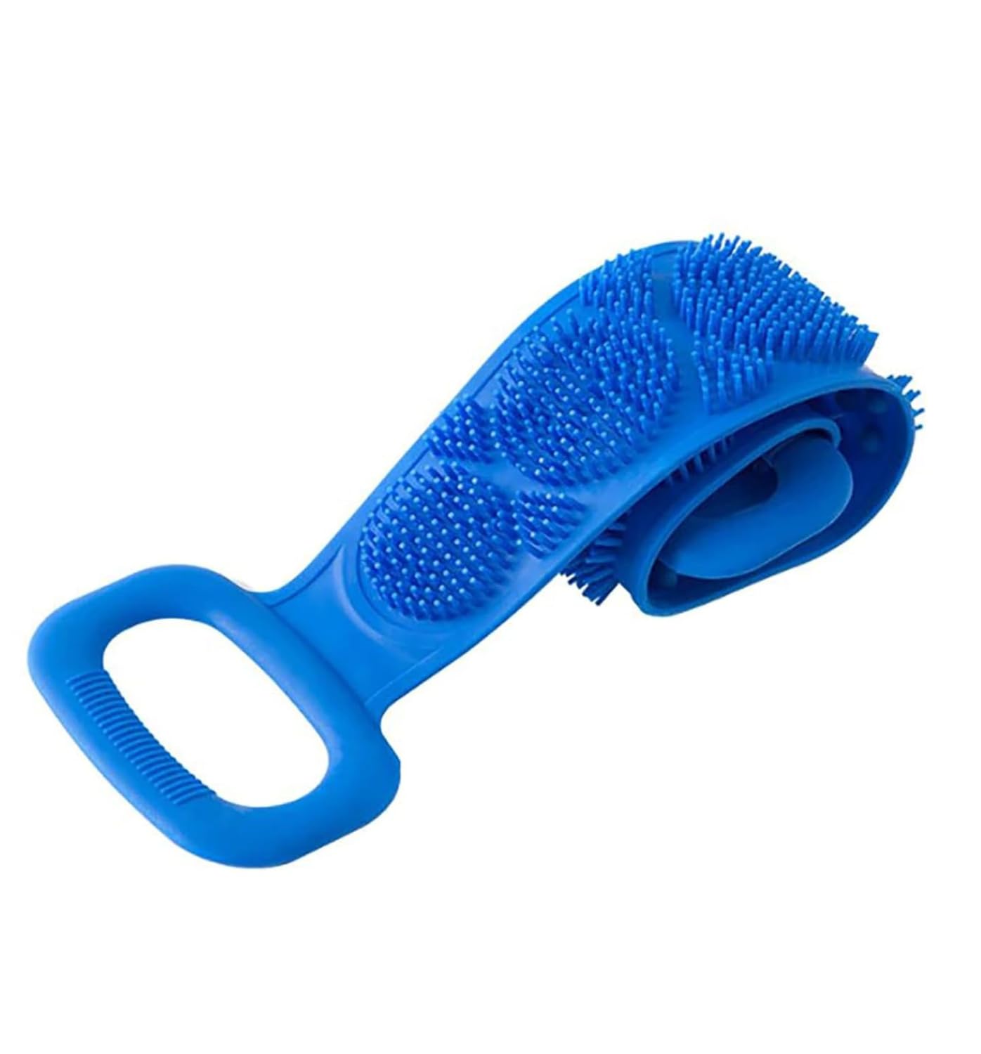 KIT FOR U Silicone Body Back Scrubber, Double-Sided Exfoliating Belt with Soft Bristles & Massage Side for Deep Cleaning, Dead Skin Remover, Bath Brush for Men, Women & Kids-image-33