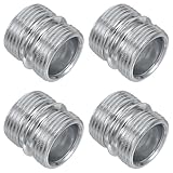 PAMINGONO 4 pezzi Connettori per Scaffali in Metallo Dadi di Supporto Doppia Scanalatura Resistenti e Durevoli Ricambio per Raccordi Tubi e Cremagliere Armadio Montaggio Rapido e Stabile
