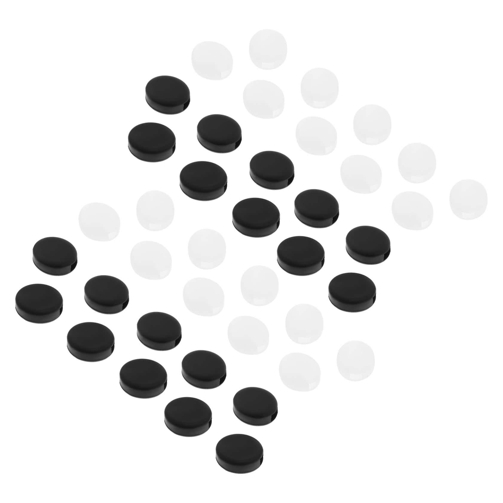 COLLBATH 40 Pcs Glasses Anti-Slip Cover Glasses Clear Glasses Anti-Skid Foot Cover Nose Clip Reading Glasses Eyeglasses Retainers Sunglass Retainer Mini Earbuds Comfy Brace White