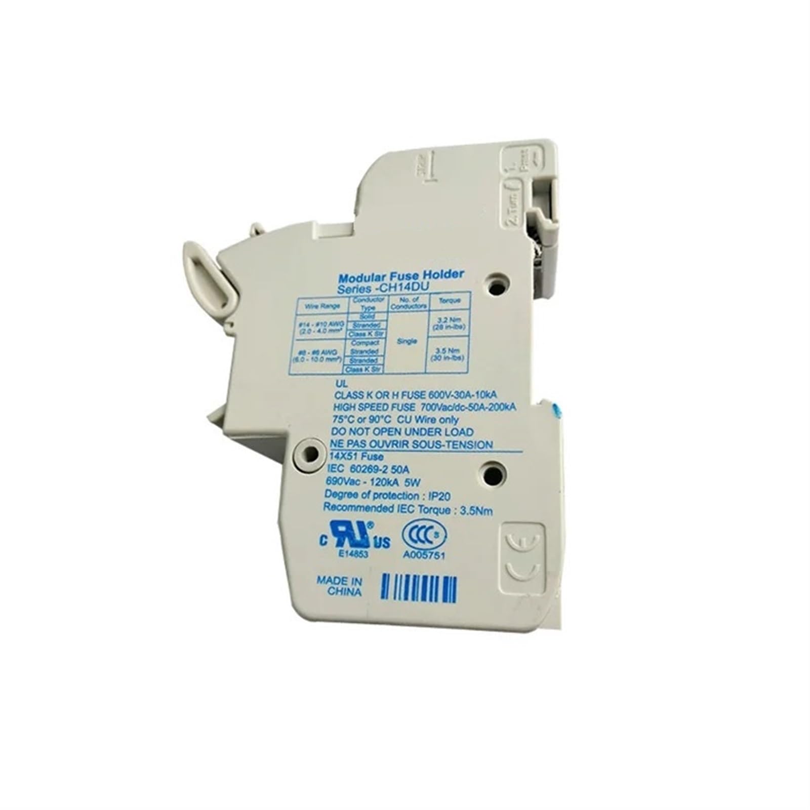 TADZKKIWM Low Voltage Fast Fuse CH141B CH141DU CHCC1DU(CH141DU)